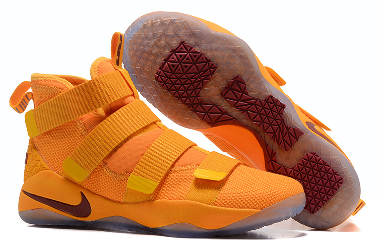 LeBron Soldier 11 Yellow Shoes